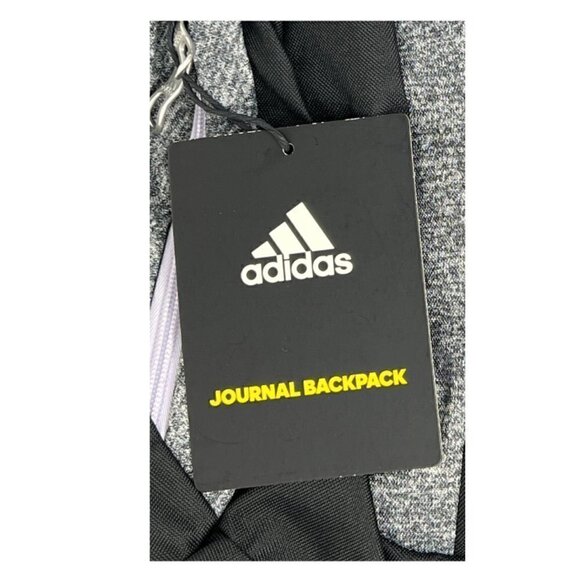adidas Journal Backpack, Jersey Onix/Black/Purple Tint - Picture 4 of 4